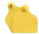 Crotalii bovine UKALFLEX MAXI galbene (20 perechi) , etichete identificare animale 71x63 mm