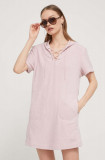 UGG rochie culoarea roz, mini, drept, 1152783