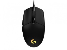 MOUSE LOGITECH, &quot;G102 LIGHTSYNC&quot;, gaming, cu fir, USB, optic, 8000 dpi, butoane/scroll 6/1, iluminare, butoane programabile, negru, &quot;910-005823&quot; (timb