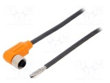 Cablu M12 4 PIN unghi 5m 240VAC 4A IP67 Lumberg Automation