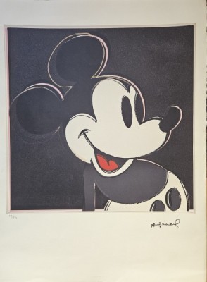 Andy Warhol - Mickey Mouse, litografie originala foto