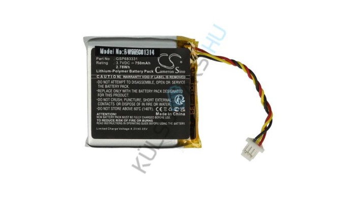 &Icirc;nlocuire baterie pentru căști fără fir VHBW pentru JBL GSP683331 - 750 mAh 3,7 V Li-polimer