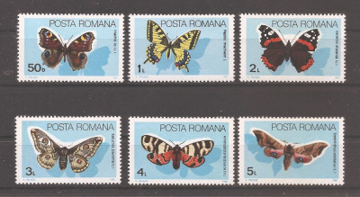 ROMANIA 1985, LP 1130 - Fluturi, MNH foto
