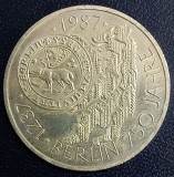 (A1040) MONEDA DIN ARGINT GERMANIA - 10 MARK 1987, LIT. J, ANIVERSARE 750 ANI ORASUL BERLIN, Europa