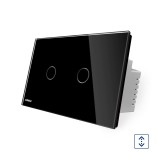 Cumpara ieftin Intrerupator cu touch pentru draperie Livolo din sticla, Standard italian SmartElectro IntelligentHouse