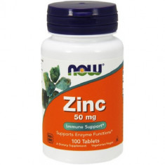 Zinc 50mg, Now Foods, 100 capsule - 3,5 luni administrare, Tratament Pentru Barba / Scalp