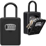 Depozitor pentru chei algoshop&reg; cu dimensiune interioara cutie 90 x 65 x 33mm, caseta exterior waterproof/impermeabila de tip lacat cu cod mecanic din, Oem
