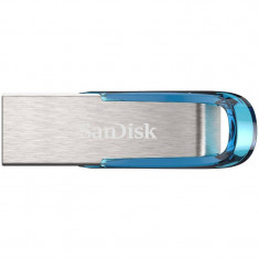 Memorie USB Sandisk Ultra Flair 64GB USB 3.0 Blue foto