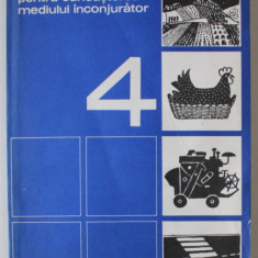CAIET DE LUCRARI PENTRU CUNOASTEREA MEDIULUI INCONJURATOR , CLASA A - IV -A , EDITIE BILINGVA ROMANA - MAGHIARA , 1975