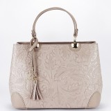 Cumpara ieftin Geanta nude din piele naturala 8952 122