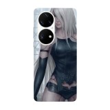 Husa compatibila cu Huawei Nova 8i model Nier Automata A2, Silicon, TPU, Viceversa, Transparent, Carcasa