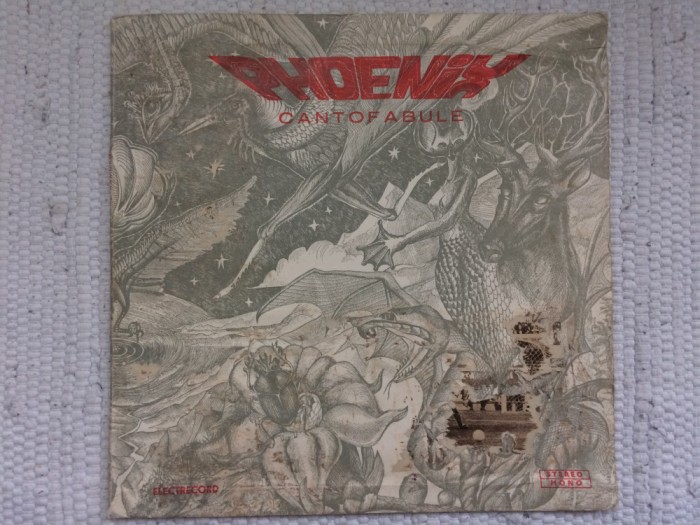 phoenix cantofabule 1975 album disc dublu 2 LP discuri vinyl muzica prog rock pop folk VG-