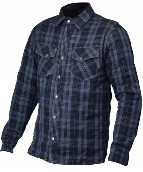 Camasa moto cu protectii Leoshi, marime M, culoare bleumarin Cod Produs: MX_NEW LSL0615