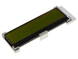 Afișaj LCD alfanumeric 16x2 galben-verde COG STN