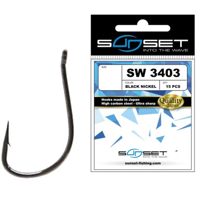Carlige Sunset SW 3403BN Sunhooks Nr.8, 15buc/pac foto