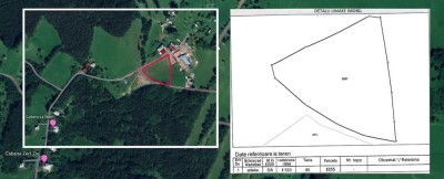 Teren intravilan de 3.950 mp -Mănăstireni - R&amp;acirc;șca, jud. Cluj foto