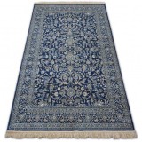 Covor Windsor 22935 Jacquard albastru inchis - Flori, 160x230 cm