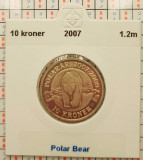 Danemarca 10 kroner 2007 - Polar Bear - km 916 - G011