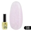 Baza Unghii Rubber Opal Global Fashion 8ml #08: Cauciucata, Autonivelanta, Rezistenta, Protectie Unghii Fragile, Efect Opalescent