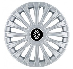 Set 4 capace roti pentru Renault Nou, model Dino Gray, R14