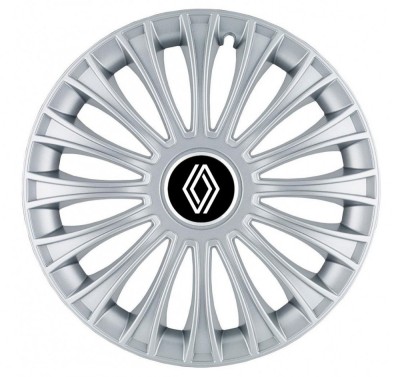 Set 4 capace roti pentru Renault Nou, model Dino Gray, R14 foto