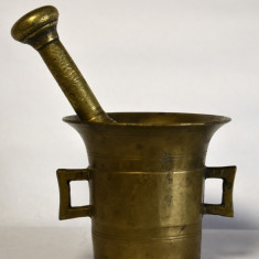 Mojar cu pistil / Piua veche din bronz - cca. 3,5 kg