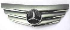 Grila radiator Mercedes Clasa A (W169), 05.2008-06.2012, crom/gri, 1698802083, 502105-1