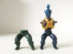 * Figurina jucarie romaneasca veche action figure, extraterestru, raritate, incompleta, 15 cm