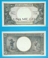 Romania 1.000 Lei 1941 &amp;#039;Grup Femei&amp;#039; aUNC serie: G.1424 0973 p52 foto