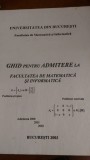 Ghid pt admitera la facultatea de matemetica si informatica Probleme xerox 2003