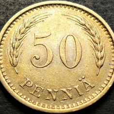 Moneda istorica 50 PENNIA - FINLANDA, anul 1939 *cod 1772 A