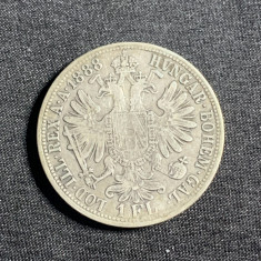 Moneda 1 Florin 1888 Austria argint