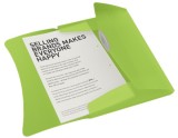 Mapa documente A4 plastic cu elastic verde 150 coli Esselte Vivida