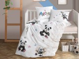 Cumpara ieftin Lenjerie Patut Bebe Panda (Bumbac 100%)