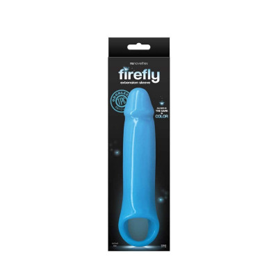Firefly - Prelungitor penis albastru, 21 cm foto