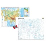 Asia. Harta fizico-geografica si a principalelor resurse naturale de subsol Duo 160x120 cm CR-3111DA