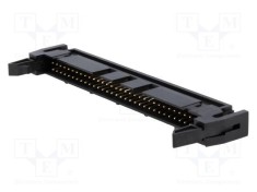 Conector IDC soclu tată 64 PIN drept cu ejector THT 2,54mm Amphenol