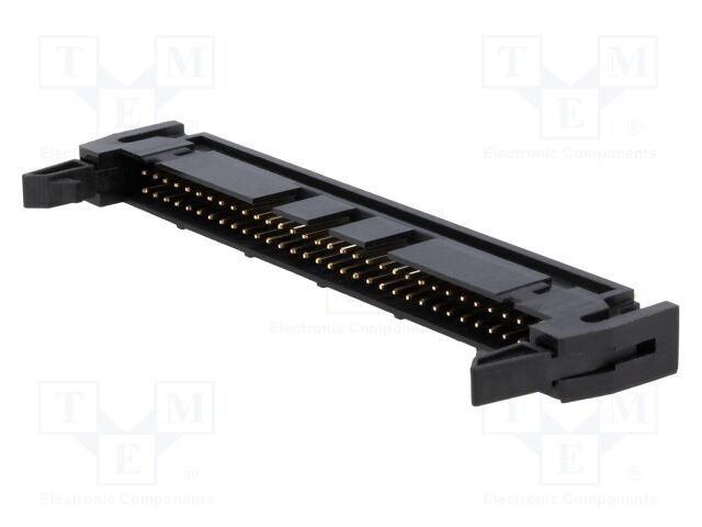 Conector IDC soclu tată 64 PIN drept cu ejector THT 2,54mm Amphenol