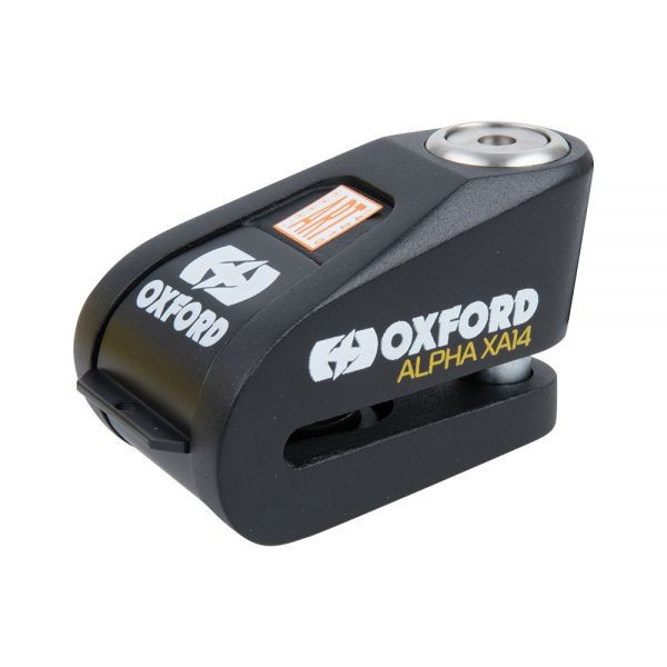 MBS Antifurt disc frana cu alarma Oxford Alpha XA14, negru, Cod Produs: LK218OX