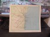 Harta Constanta, Mangalia, Eforie, Navodari, Negru Voda, Mamaia, Techirghiol, Vama Veche c.1970 + Plan Constanta si Calculator Distante