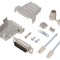 Conector D-Sub 15 PIN Mufă Tată Lipire Neagră