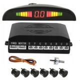 Auto Universal Parktronic Senzor de parcare Led 6 Senzori Negru cu Alerta Sistem Sonor