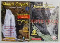 MUNTII CARPATI , REVISTA LUNARA DE DRUMETIE , ALPINISM , SPEOLOGIE , NR. 23 , CONTINE HARTA MUNTILOR CIUCAS , ANII &amp;#039;2000 foto