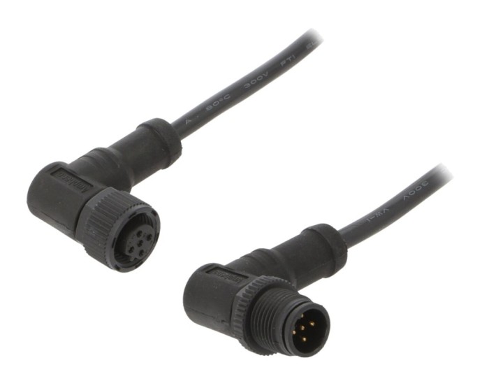Cablu M12-M12 1m IP68