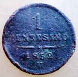 1.761 ITALIA AUSTRIA LOMBARDIA VENETIA 1 CENTESIMO 1852 V deteriorata