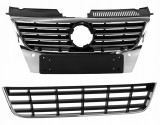 Grila Radiator + Grila Bara Fata Am Volkswagen Passat B6 2005-2011 Pdc Crom 3C0853651FPWF + 3C0853671AUZL