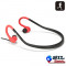 Casca stereo in ureche 3.5mm Cougar roz/negru rezistent la apa NGS