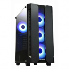 CARCASA CHIEFTEC Middle Tower ATX &quot;HUNTER&quot; fara sursa sticla securizata 4 x fan USB 2.0 x 1 USB 3.0 x 2 Jack 3.5mm x 2 mesh fan controller (