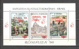 Romania.1998 Expozitia filatelica ISRAEL-Bl. supr. DR.664, Nestampilat