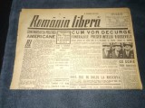 ZIAR ROMANIA LIBERA 16 APRILIE 1945 FUNERALIILE PRESEDINTELUI ROOSEVELT